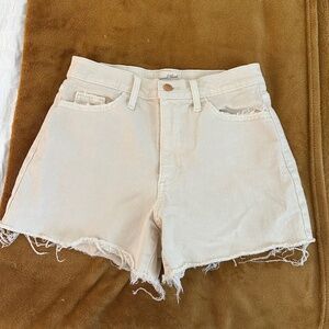 Universal Thread Cream High Waisted Shorts